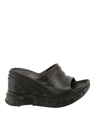Givenchy Marshmallow Sandals In Black
