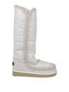 Mou Eskimo Logo-patch Boots In White