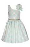 IRIS & IVY IRIS & IVY KIDS' POLKA DOT JACQUARD PARTY DRESS