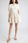 Ulla Johnson Women's Amelia Puff-sleeve Minidress In White