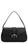 Mango Faux Leather Shoulder Bag In Black