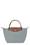 Longchamp Small Le Pliage Tote Bag In Water Green