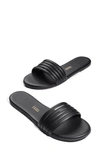 Tkees Serena Leather Slides In Black