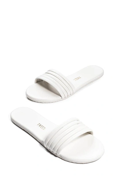 Tkees Women's Serena Slide Sandals In White