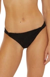 Trina Turk Joplin Jacquard Hipster Bikini Bottoms In Black