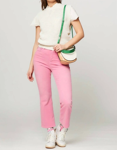Closed Low-rise Cropped Jeans In Pink
