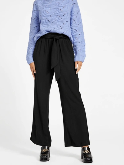 Guess Factory Lottie Palazzo Pants In Black