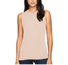 Three Dots Krystine-sleeveless Rib Tank Top In Gradenia In Multi