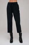 Bella Dahl Utility Tie Waist Trouser In Black In Black