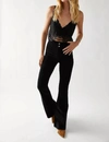 Free People Jayde Flared Jeans In Black