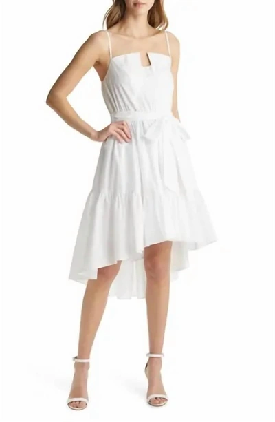 Black Halo Lena Mini Dress In Optic White