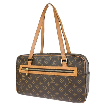 Pre-owned Louis Vuitton Cite Canvas Shoulder Bag () In Brown