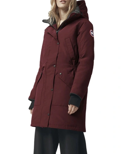 Canada Goose Ellesmere Down Parka In Red