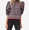 HUNTER MOLLY TOP IN MIDNIGHT FLORAL