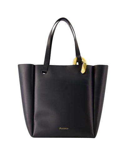 Jw Anderson Chain Tote - J. W.anderson - Leather - Black