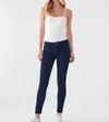 Dl1961 - Women's Chrissy Ultra High Rise Ankle Skinny Jeans In Hopper In Multi