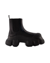 Alexander Wang Storm Leather Chelsea Boots In Black
