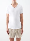 Orlebar Brown Ob-v Cotton-jersey T-shirt In White