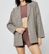 L*space Nadia Blazer In Grey In Grey