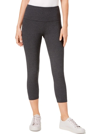 Style & Co Womens Knit Heathered Leggings In Grey