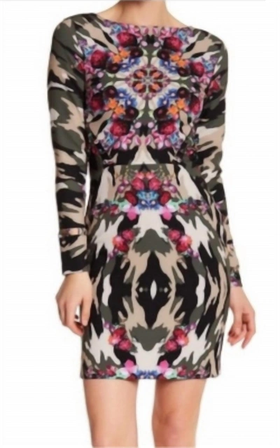 Nicole Miller Artelier  Printed Dress In Multi