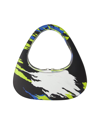 Coperni Baguette Swipe Leather Bag In Multi