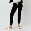 Monrow Super Soft Vintage Drawstring Sweatpants In Black