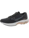Mizuno Wave Rider 26 Womens Gym Performance Running Shoes In Grey
