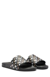 Hugo Boss Bay Slide Sandal In Open Brown