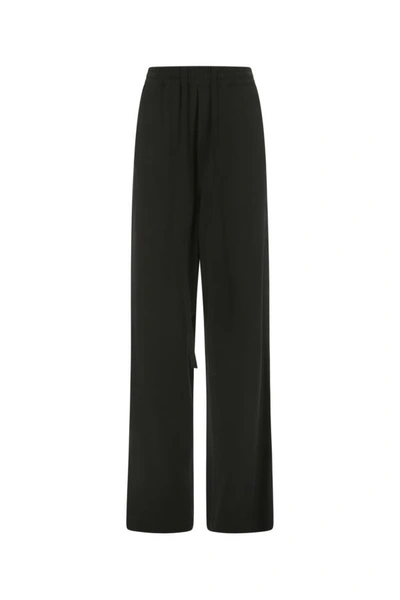 Ann Demeulemeester Woman Black Crepe Pant