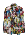 DOLCE & GABBANA DOLCE & GABBANA FLORAL PRINTED BLOUSE