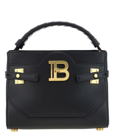 Balmain B-buzz Handbag In Black
