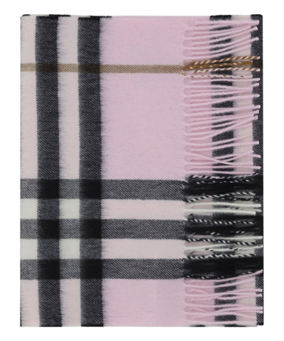 Burberry Cashmere Scarf In Pink