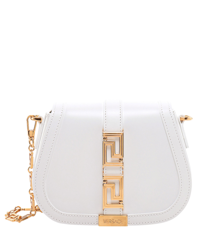 Versace Greca Goddess Crossbody Bag In White