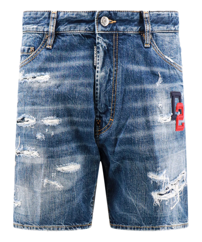 Dsquared2 Marine Shorts In Blue