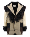 Maison Margiela Deconstructed-design Single-breasted Blazer In Black