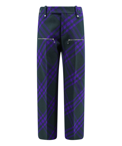 Burberry Trousers In Multicolor