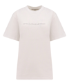 Stella Mccartney Iconic Sustainable Cotton T-shirt In White