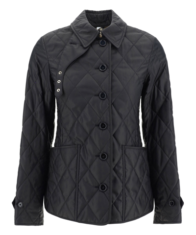 Burberry Fernleigh Quilted Jacket Female Black