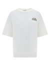 Alexander Mcqueen Seal Logo T-shirt In Nero In White