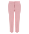 Alexander Mcqueen Alexander Mc Queen Pink Regular Trousers With Pleats In Pink