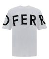 Ferragamo White Oversize Cotton T-shirt In White