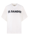 Jil Sander Relaxed-fit Cotton T-shirt With Bold Logo In White