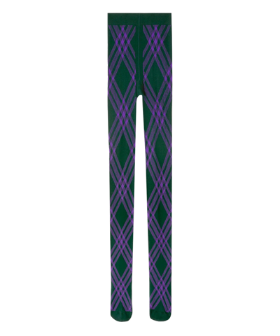 Burberry Tights In Violet
