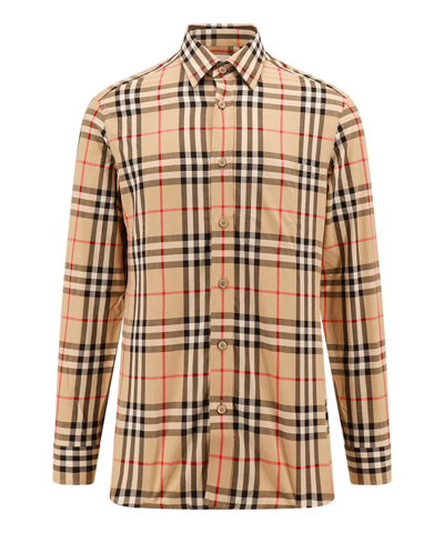 Burberry Shirt In Beige