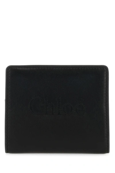 Chloé Chloe Wallets In Black