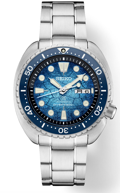 Pre-owned Seiko Prospex Blue Unisex Adult Watch - Srph59 Extra Blue Band