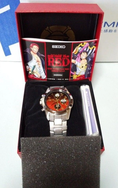 Pre-owned Seiko One Piece Film Red Collaboration Watch 2000 Limited Edition Japan