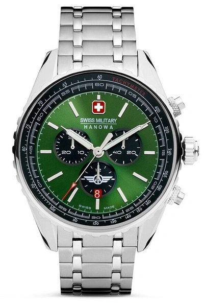 Pre-owned Swiss Military Hanowa Swiss Made Mens Watch Afterburn Chrono Smwgi0000307