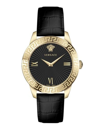Pre-owned Versace Women's Vevc00319 Greca Signature 38mm Quartz Watch